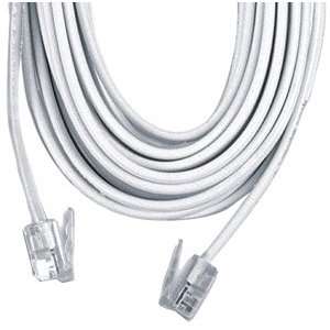   GE TL96523 PHONE LINE CORDS, 25 FT, WHITE, 6 CONDUCTOR Electronics