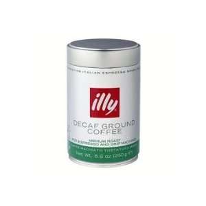Illy Ground Decaf Coffee for Espresso and Drip Machines  