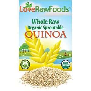 Love Raw Foods Whole Raw Organic Sproutable Quinoa (22 oz)  