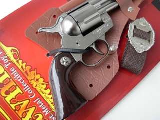 REPLICA prop SHERIFF diecast six shooter Pistol Cowboy Western Toy CAP 
