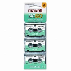   & Audio Micro Cassette, 60 Minutes (30 x 2), 3/Pack Electronics