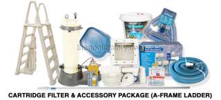   Accessory Package Above Ground Swimming Pools  CHOICE OF LADDER  