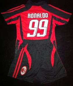 Shirt & Short Boys AC Milan Ronaldo Luis Jersey 10 (S)  