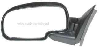 CHEVY & GMC TRUCK MIRROR MANUAL WITH GLASS LEFT 99 06  