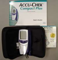 ACCU CHEK Compact Plus Blood Glucose Meter   ACCU CHEK Compact Plus 