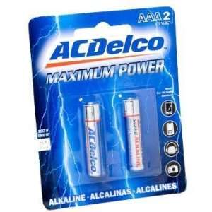  Ac Delco Alkaline AAA Batteries 2Pk Case Pack 48 