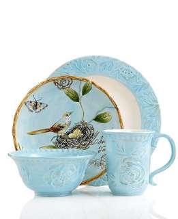 Fitz and Floyd Dinnerware, Toulouse Blue Collection   Casual 