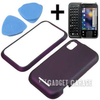   Hard Cover Case w/ Cover Removal Pry Tool For Motorola Flipside MB508
