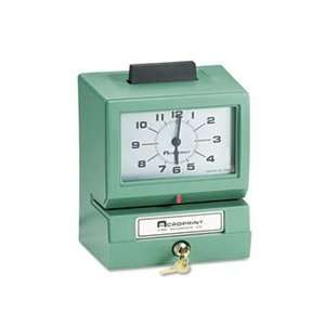  Model 125 Analog Manual Print Time Clock with Date/0 12 