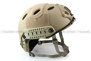 Tactical Airsoft BASE JUMP Helmet Carbon Shell Fast Tan 01862  