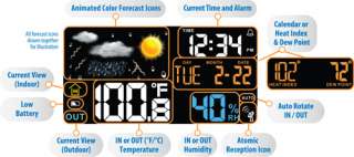   Technology Color Wireless Atomic Clock Weather Station (Digital