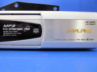 Alpine Stereo Receiver 6 CD Changer Amplifier Speakers  