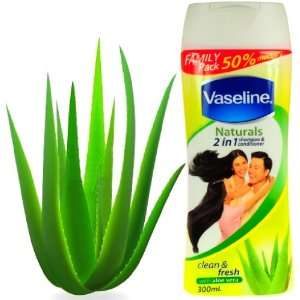   Vaseline Naturals Shampoo & Conditioner  w/ Aloe Vera 300ml Beauty
