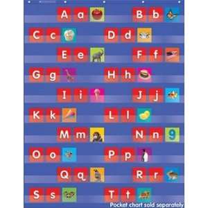   545 30180 0 Alphabet Pocket Chart Add Ons Upper And Lowercase Letters