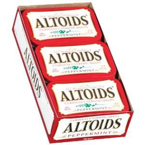 Altoids Curiously Strong Mints, Peppermint, 1.76 Ounce Tins (Pack of 