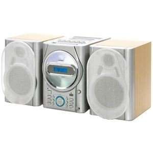  Mini CD/Cassette Stereo System with Digital AM/FM Tuner 
