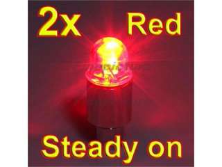 Red Steady On Wheel LED light Battery Auto Sensor Bike  