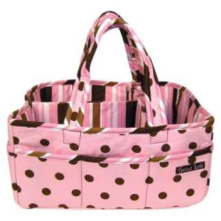 Trend Lab Pink Brown Storage Caddy.Opens in a new window