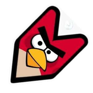  Angry Birds Red Bird Car Decal Badge Automotive