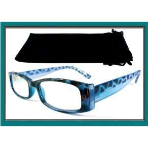 Reading Glasses BI 1 Reader Animal Fashion Plastic Frame Designer FREE 