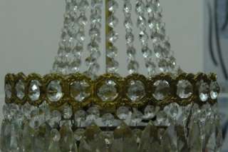 Crystal Vintage Chandelier Ceiling Lighting Antique French Style Cast 