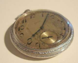 1926 Elgin Antique Pocket Watch sz 12 OF 17 j 345 grade  