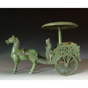  one Rare Warring States Period Bronze Carriage, Chinese Antique 