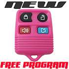 NEW PINK FORD KEYLESS ENTRY KEY REMOTE FOB CLICKER TRANSMITTER BEEPER