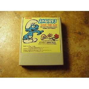   COLECO ATARI 2600 VCS SMURFS SAVE THE DAY VIDEO GAME 
