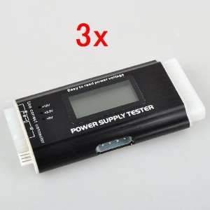  Neewer 3x PC 20/24 Pins LCD Power Supply Tester for ATX 