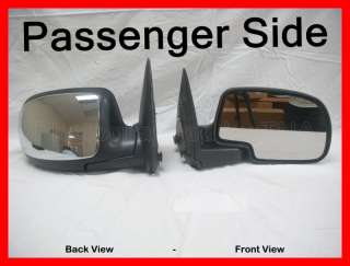 Outside Side View Mirror, Manual Remote, Chrome   Right  