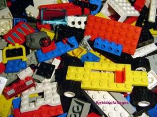 100 Lego Bulk Lot Bricks Blocks Car Parts Wheels Tires  