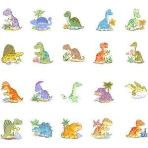  Brother/Babylock Embroidery Machine Card DINO FRIENDS 1 