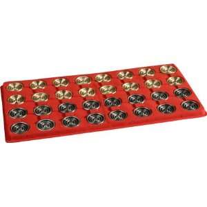    Italian Giant Metal & Brass Backgammon Checkers Set. Toys & Games