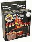 Qwick Wick Fire Starter for Fireplace, Wood Stoves, Camp Fires 4 Pack