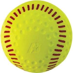 Baden Lite 12 Seamed Yellow Dimple Softball   Softball Training Balls 
