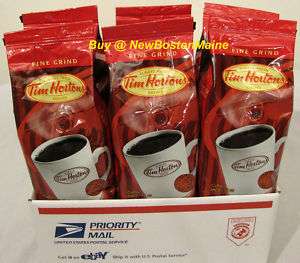 Canada Tim Hortons Horton’s FRESH COFFEE (x6) 12oz Bags  