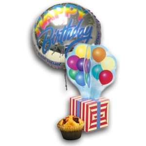 Balloon Gift Muffins  Grocery & Gourmet Food