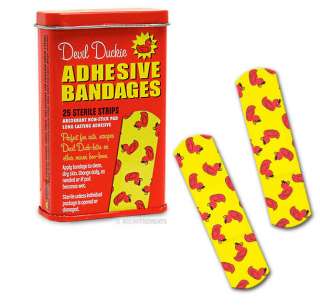 Devil Duckie Bandages Band Aid Cute Gift Red Duck Ouch  
