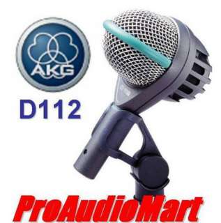 AKG D112 Kick /AKG 112 Bass Dynamic Drum Microphone mic D112 New 