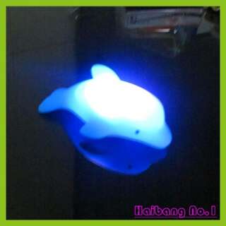 NEW Baby Kids Bath Toy LED Flashing Multicolor Lighting Dolphin Light 