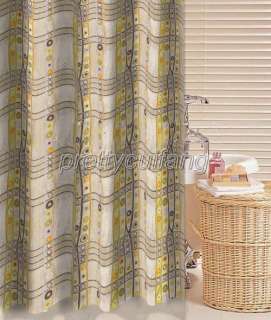 Abstract Decor Dots Design Bathroom Waterproof Fabric Shower Curtain 
