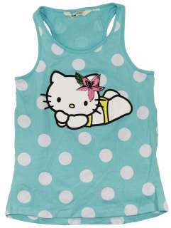 Infant/Toddler Girls Hello Kitty “Beach Daze” Blue Tank Top/T 