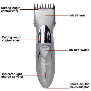 Adjustable Mens Rechargeable Beard Hair Trimmer Clipper  