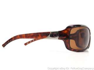 New Costa Del Mar ISABELA POLARIZED Womens Sunglasses Tortoise Amber 