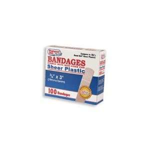  Bandages Sheer Plast 3 4x3*kpp Size 100 Health 