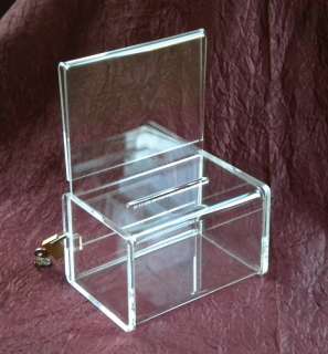 12 Deluxe Small Acrylic Collection/Coin/Donation Boxes  