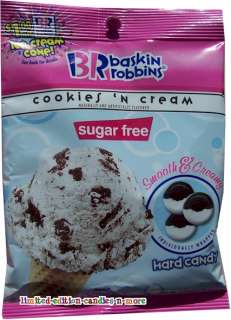 Baskin Robbins COOKIES N CREAM Sugar Free Hard Candy  