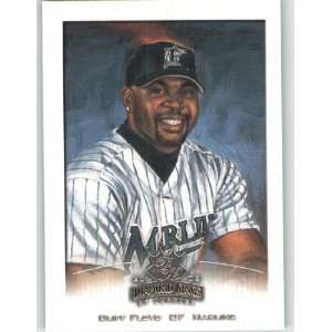 2002 Donruss Diamond Kings #50 Cliff Floyd   Florida Marlins (Baseball 