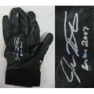Josh Hamilton Autographed Single 2007 Game Used Nike Batting Glove